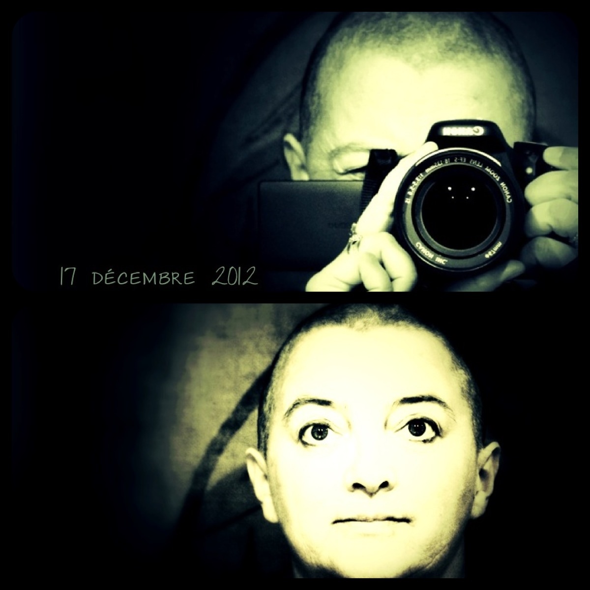 Finalement je me trouve jolie sans cheveux ……
