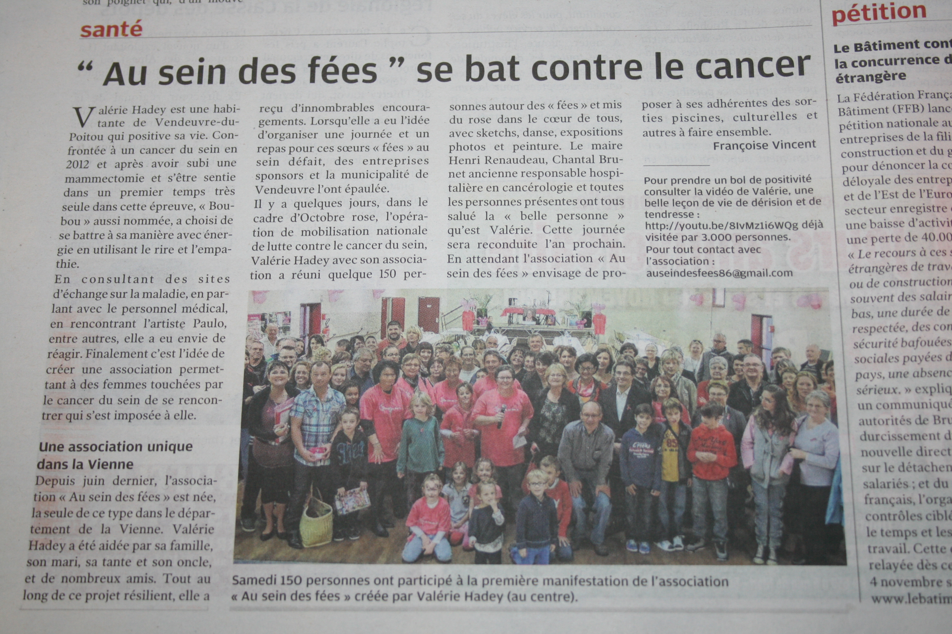 journée de partage et d’émotion du 26 octobre 2013