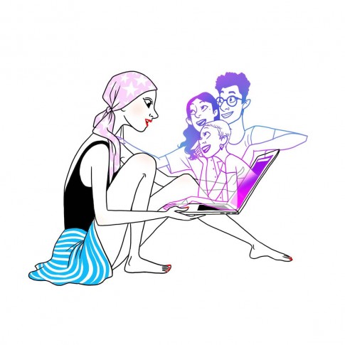 Chaîne Rose est heureuse de révéler  la nouvelle illustration réalisée par Margaux Motin