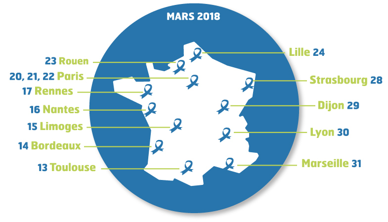Road Tour Colondays 2018 – Mars Bleu